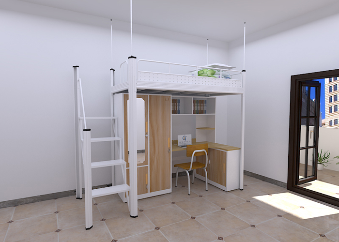 別具一格的企業公寓床