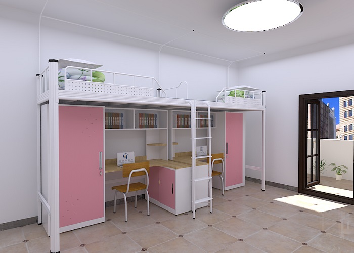 深圳學(xué)生公寓床兼?zhèn)渖钆c學(xué)習兩不誤的技能【款式可定制】